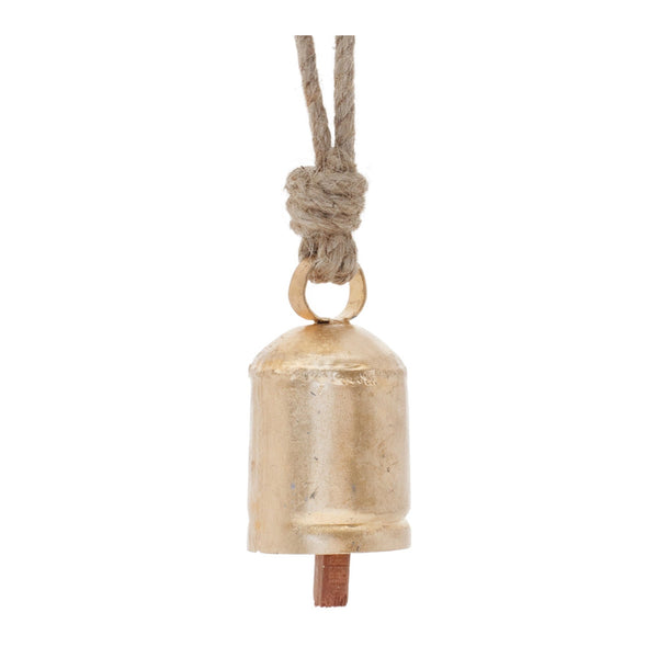 Melrose Gold Metal Bell Ornament (Set of 6)