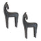 Melrose Modern Horse Statue (Set of 2)