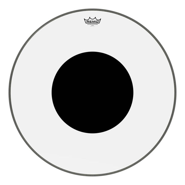 Remo CS-1326-10 Controlled Sound Clear 26" Bass Drumhead - Black Dot