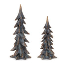 Melrose Holiday Pine Tree (Set of 2)