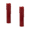 Melrose Red LED Dripping Wax Designer Candle with Remote (Set of 2)