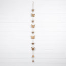 Melrose Butterfly Rain Chain 61.5"L Iron