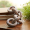 Melrose Sandstone Chain Link Decor 11"L