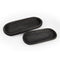 Melrose Wooden Dough Bowl Design Tray (Set of 2)