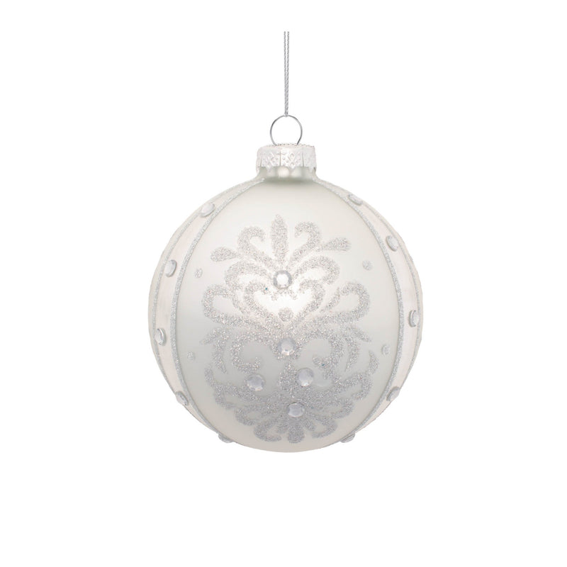 Melrose Glittered Ornaments (Set of 6)