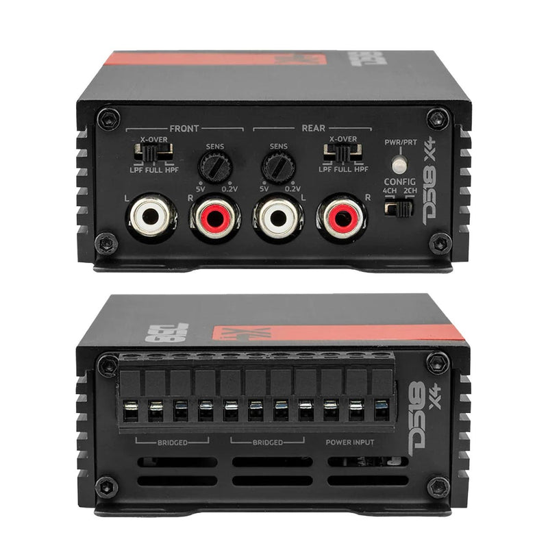 DS18 X4 4-Channel 560W RMS Amplifier