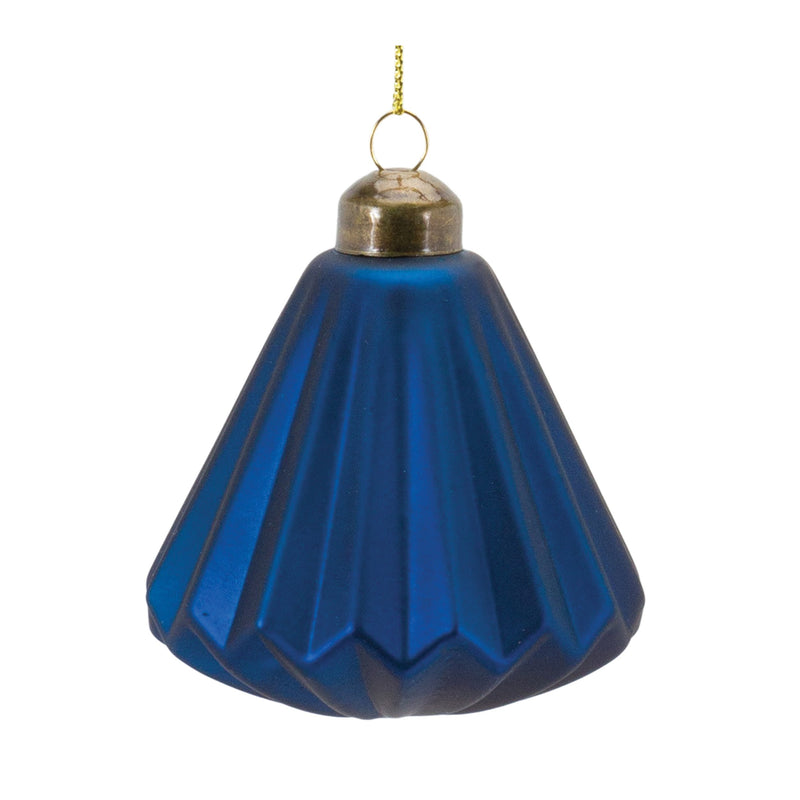 Melrose Ribbed Glass Ornament (Set of 12)