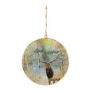 Melrose Deer Disc Ornament (Set of 6)