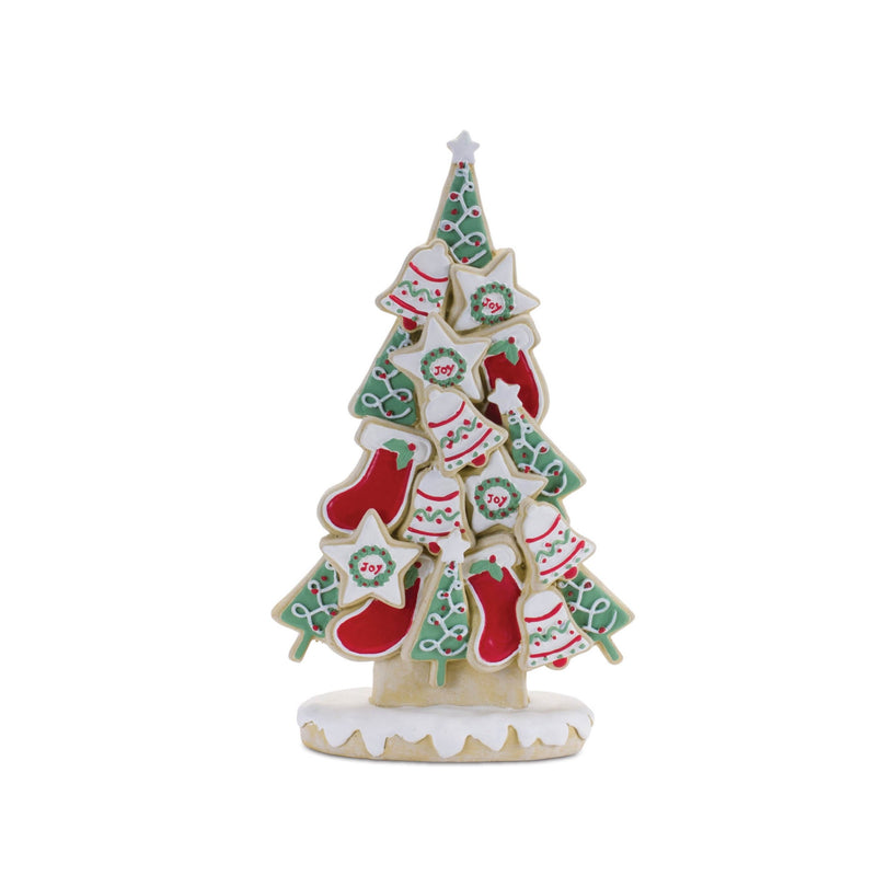 Melrose Frosted Christmas Cookie Pine Tree (Set of 2)