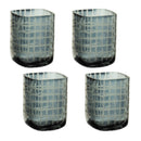 Melrose Etched Glass Candle Holder (Set of 4)