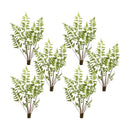 Melrose Varigated Fern Bundle with Sprout Accents (Set of 6)