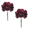 Melrose Deep Red Hydrangea Flower Stem (Set of 2)