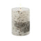 Melrose FIA Wick Birch Design Pillar Candle (Set of 2)