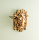 Melrose Cow Plaque Wall Decor, Rustic