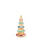 Melrose Multicolor Mercury Glass Pine Tree (Set of 3)