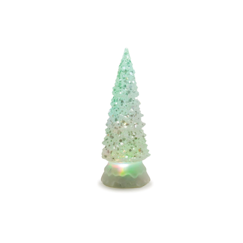 Melrose LED Multicolor Textured Glass Tree (Set of 3)