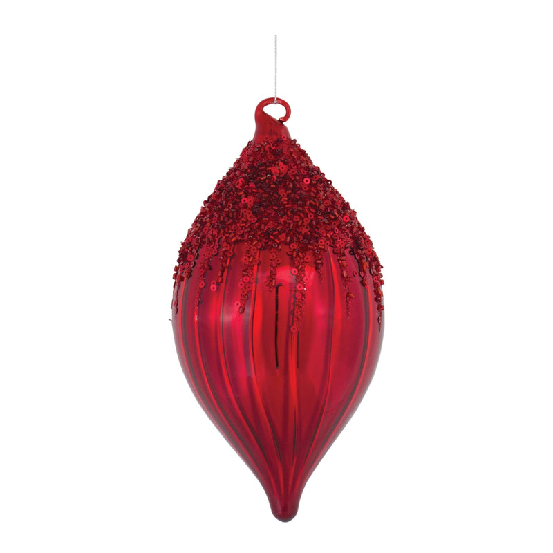 Melrose Sequined Glass Ornament (Set of 4)