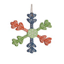 Melrose Wood Snowflake Ornament (Set of 6)