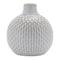 Melrose Notched Ceramic Bottle Vase (Set of 4)