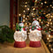 Melrose LED Holiday Snowman Snow Globe (Set of 2)