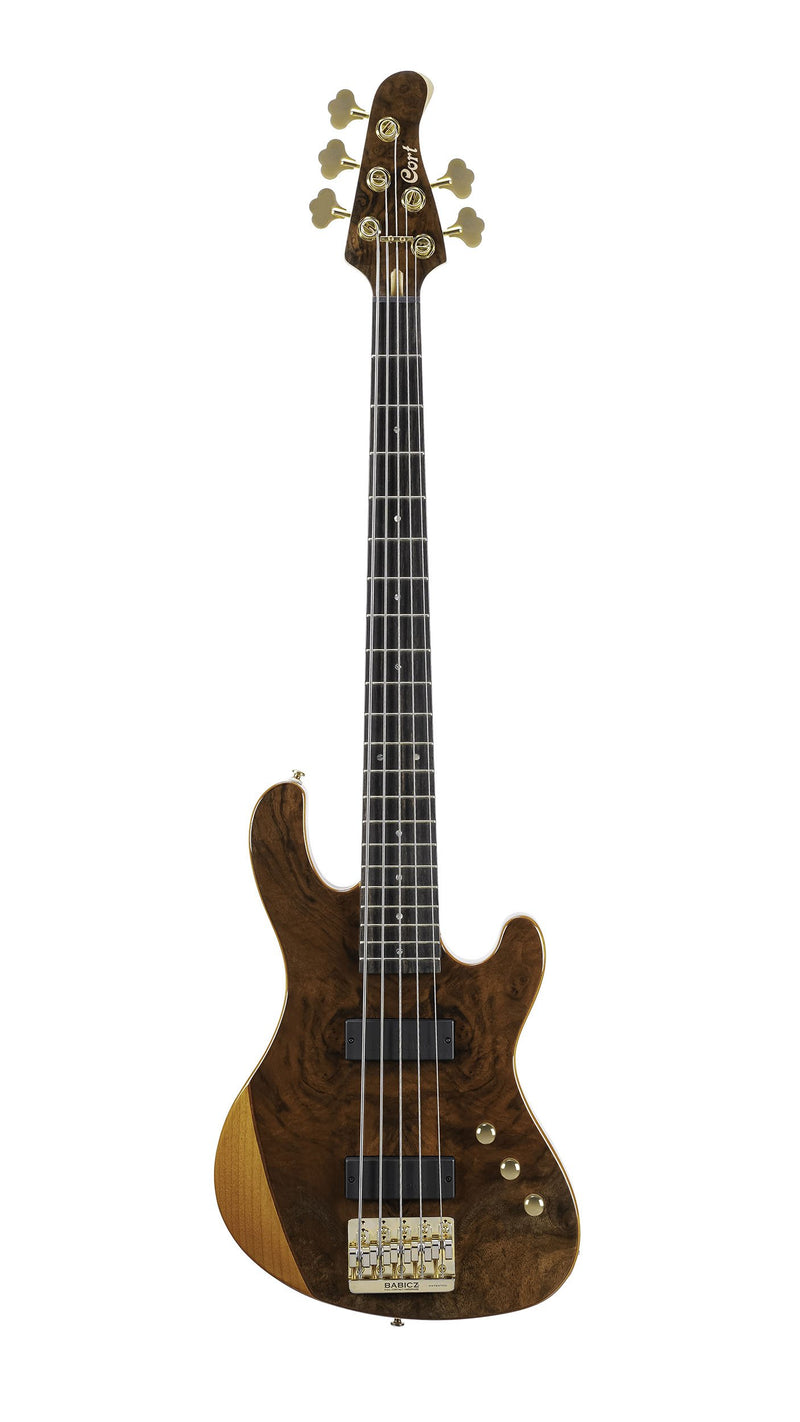 Cort Rithimic V Jeff Berlin Signature 5-String Bass - Alder Body w/ Walnut Burl