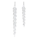 Melrose Dripping Glass Icicle Drop Ornament (Set of 12)