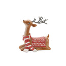 Melrose Glittered Nordic Deer Figurine (Set of 3)
