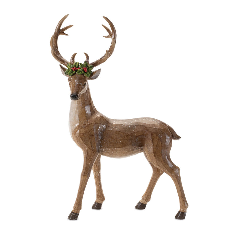 Melrose Holiday Deer Figurine (Set of 2)
