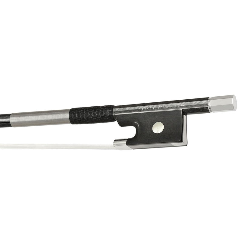 Müsing C4 Violin Bow – Stainless Steel Fittings, Ebony Frog