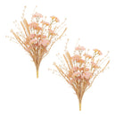 Melrose Blush Floral Grass Bush (Set of 2)