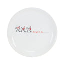 Melrose Stoneware Three French Hens Holiday Plate (Set of 4)