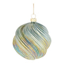 Melrose Green Iridescent Ball Ornaments (Set of 6)