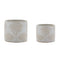 Melrose Porcelain Floral Patterned Planter Set of 2 Planter, Porcelain