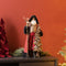 Melrose Hooded Woodland Santa with Deer Staff 19.5"