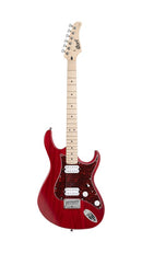 Cort G100 HH G Series Double Cutaway Electric Guitar Open Pore Black Cherry