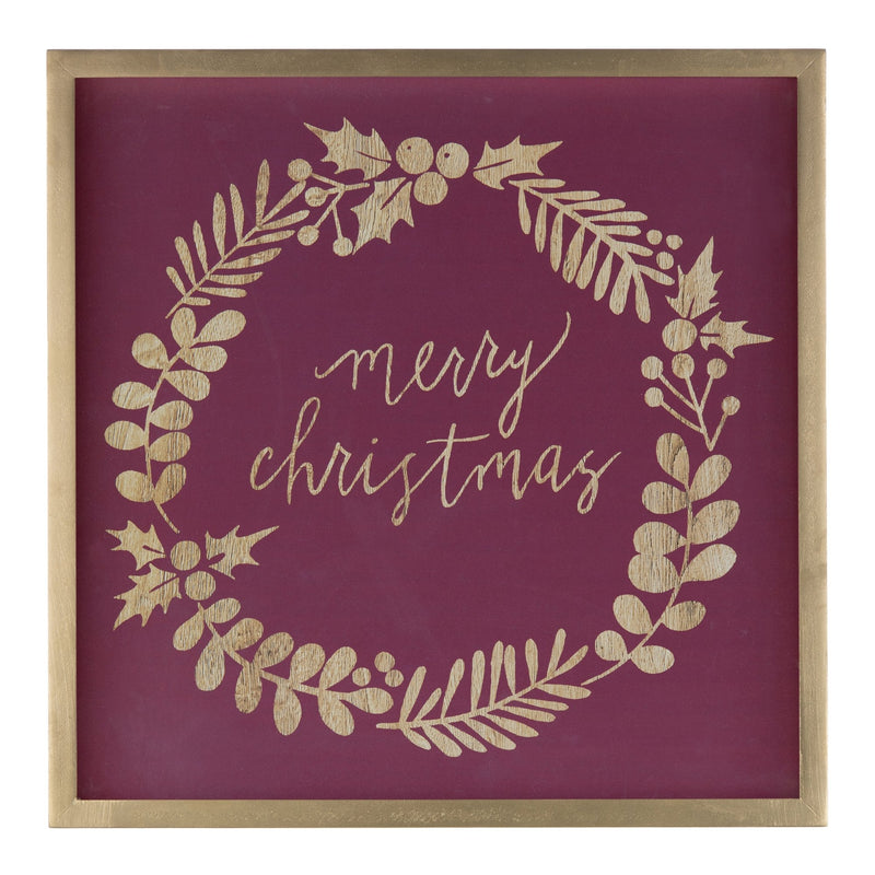 Melrose Framed Holiday Sentiment Sign (Set of 2)