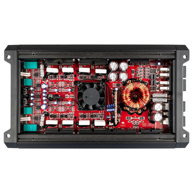 DS18 SXE-1200.4BK 1200 Watt Full-Range 4-Channel Class A/B Car Amplifier