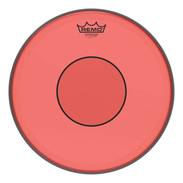 Remo 14" Powerstroke 77 Colortone Red Snare Batter Drumhead P7-0314-CT-RD