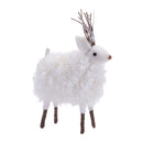 Melrose Fluffy Winter Deer Shelf Sitter (Set of 6)