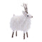 Melrose Fluffy Winter Deer Shelf Sitter (Set of 6)