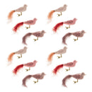 Melrose Beaded Glass Bird Clip Ornament (Set of 12)
