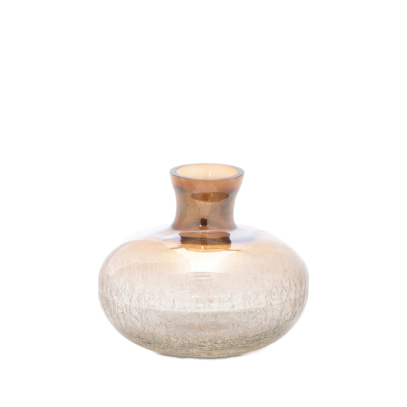 Melrose Crackled Glass Bud Vase (Set of 3)