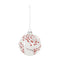 Frosted Berry Branch Ball Ornament (Set of 6)