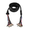 DEEJAY LED 36ft Multi-Amp Cable 10RCA Medusa Green TBHMED36GREEN