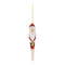 Melrose Santa Drop Ornament (Set of 12)