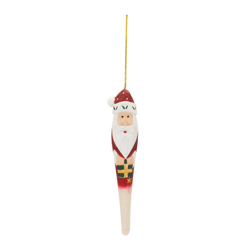 Melrose Santa Drop Ornament (Set of 12)