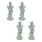 Melrose Yoga Frog on Rock Stack Statue (Set of 4)