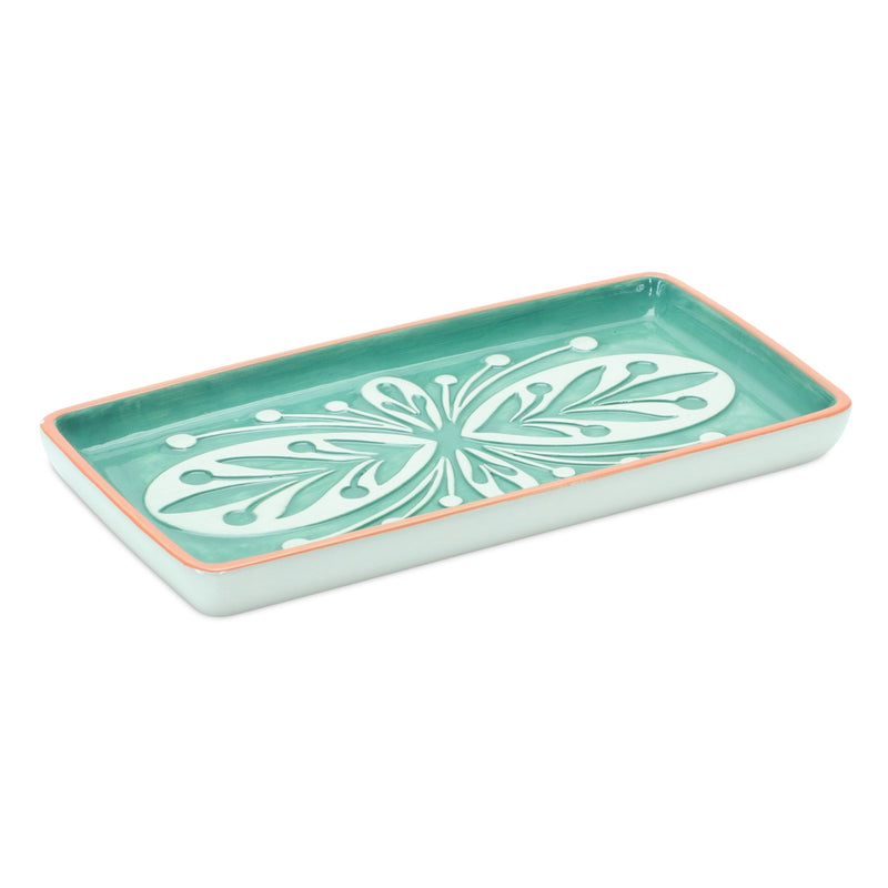 Melrose Ornamental Ceramic Tray (Set of 6)