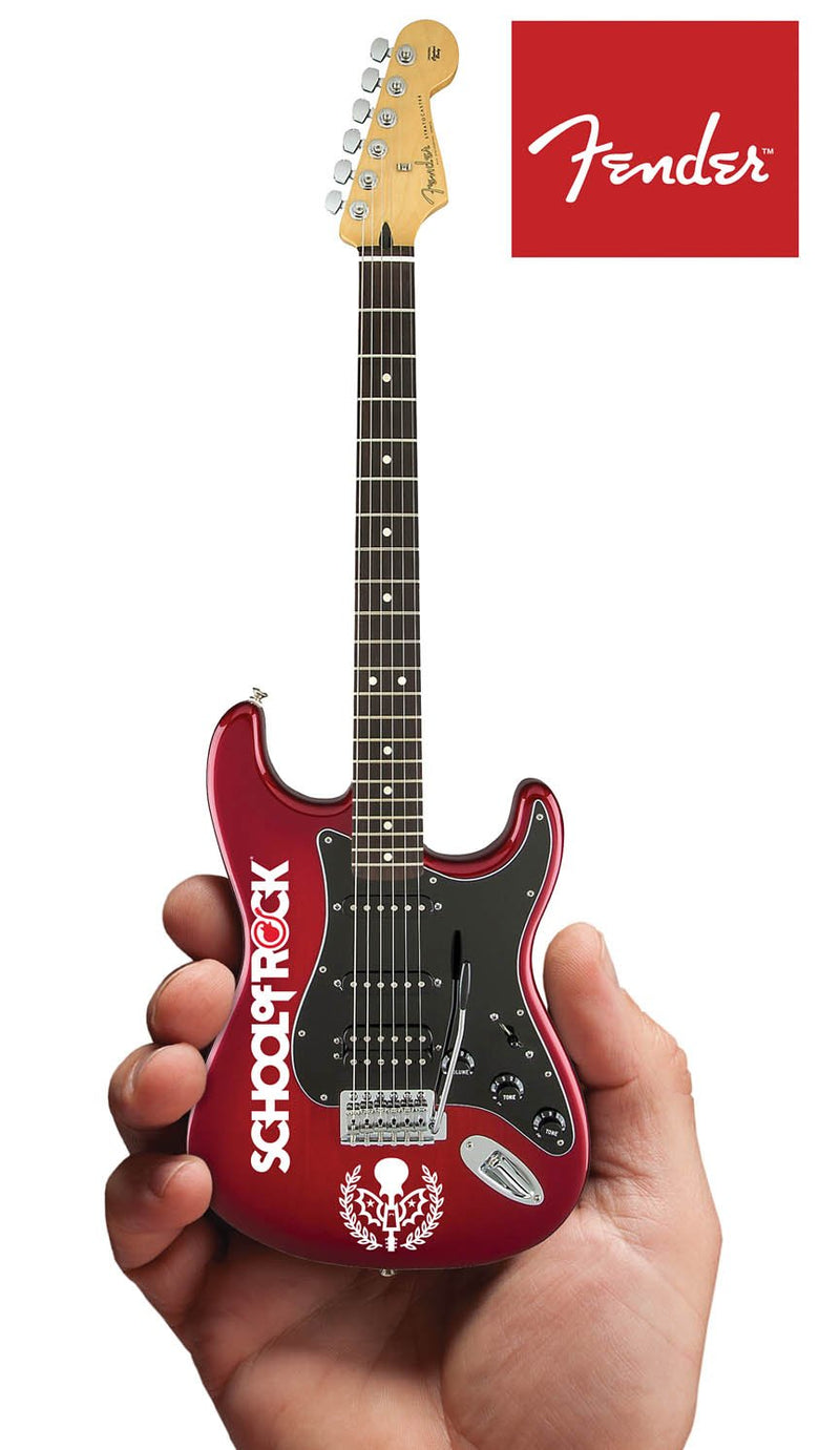 Axe Heaven School of Rock Fender Stratocaster Mini Guitar - Candy Red Burst