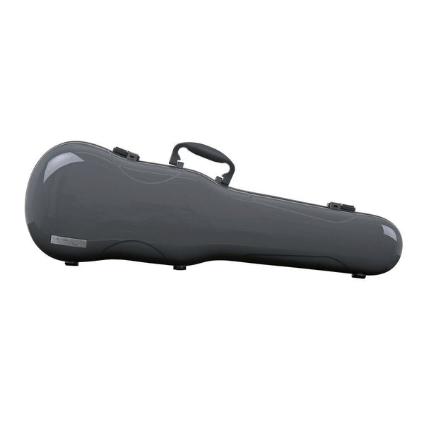 GEWA Air 1.7 4/4 Shaped Grey Violin Case - Thermoplast Shell & Velour Interior